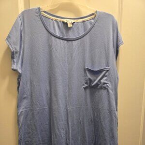 Nicole Miller Pajama Gown Long Shirt Camisole